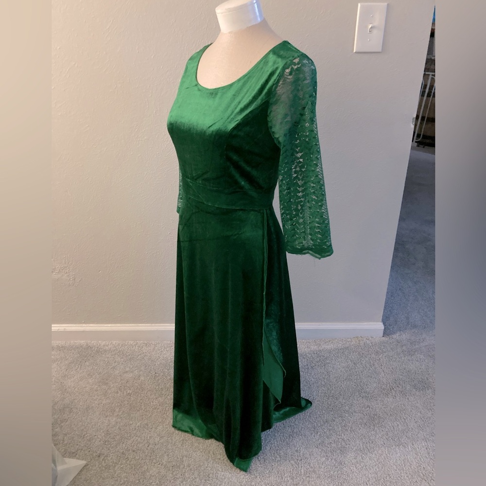 Velvet and Lace Dress